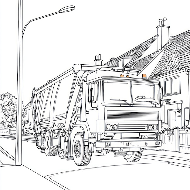 a drawing of a truck that says  tp  on it