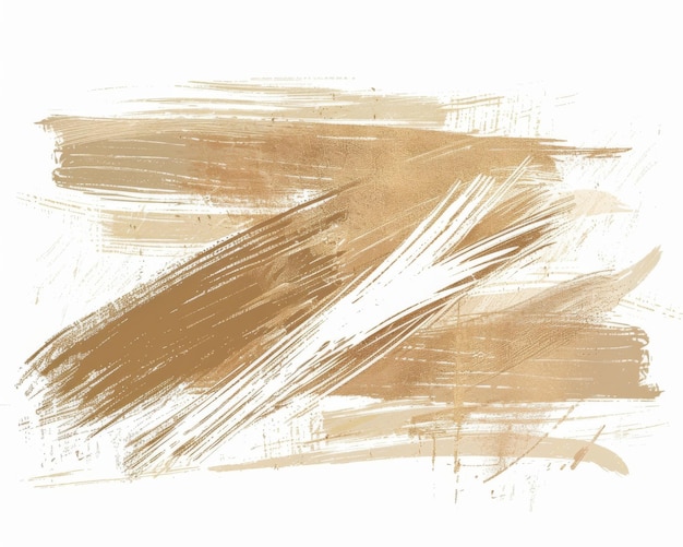 Drawn brown lines and strokes with a grunge feel on a white background