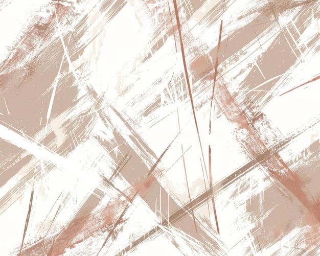 Drawn brown lines and strokes with a grunge feel on a white background