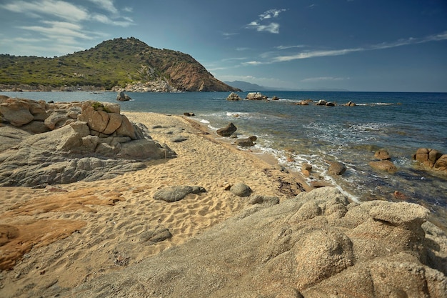 A dream beach in the center of the Mediterranean sea