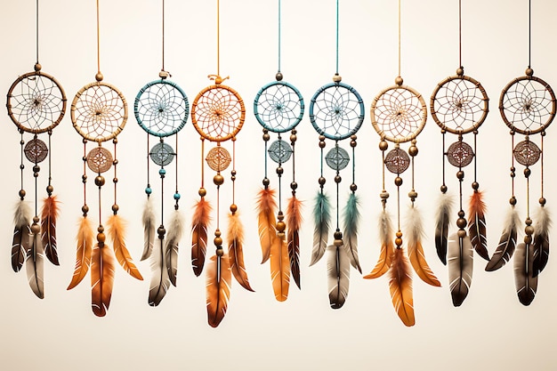 Dream catchers isolated on transparent background