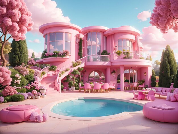 Photo dream house barbie