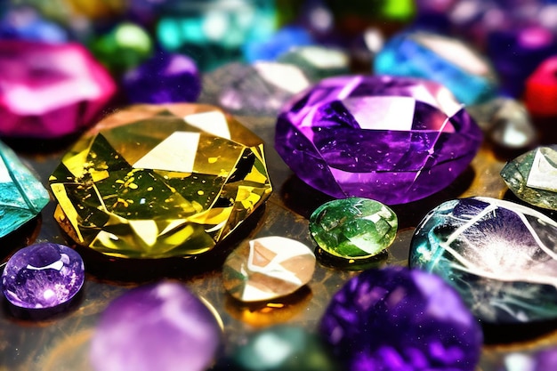 dreaming detailed Gemstones