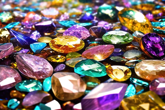 dreaming detailed Gemstones