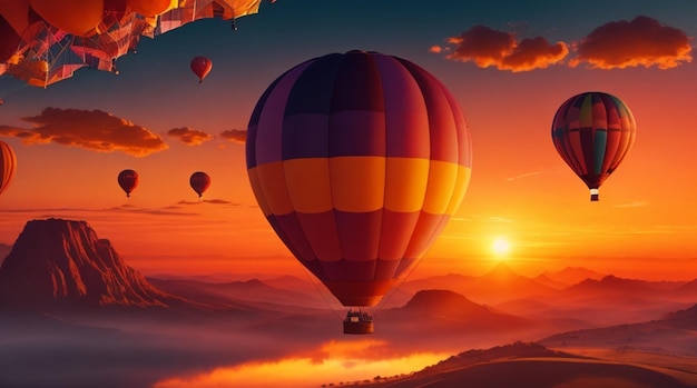 Dreamlike Hot Air Balloon Festival