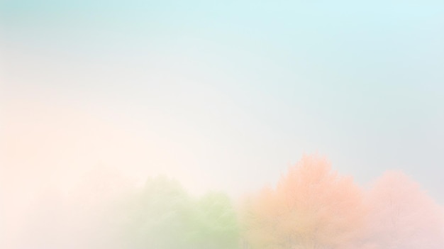 A dreamy pastel color palette evokes a sense of tranquility and calmness in the smooth fog abstract background Generative AI