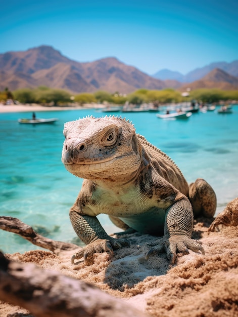 A dreamy scene of Indonesia's Komodo National Park