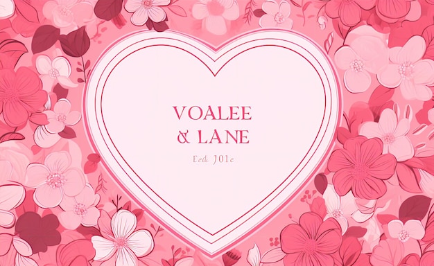 Dreamy Valentine's Elegance Vector Banner with a Romantic Palette