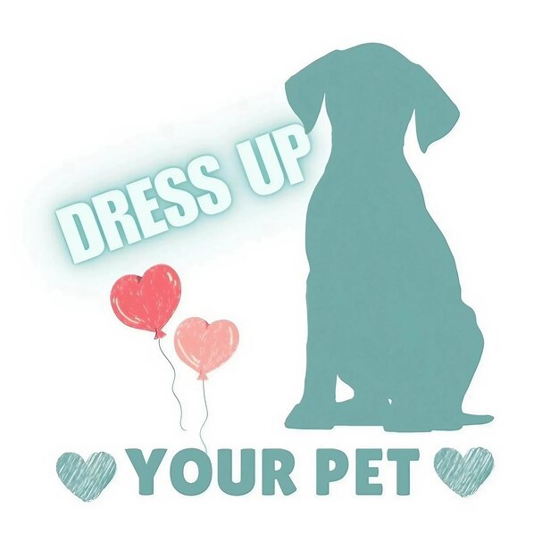 Photo dress up your pet day ai generated