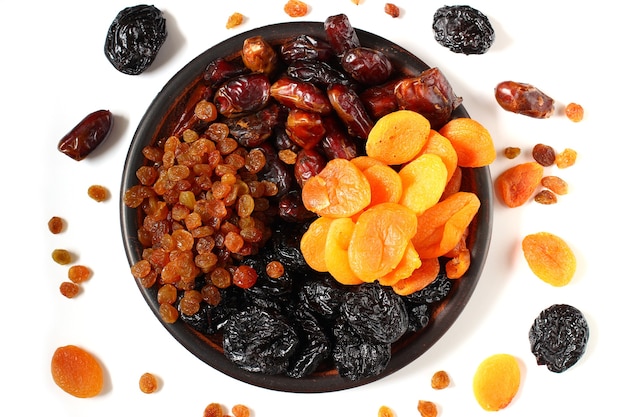 Dried exotic fruits. Healthy Eating.