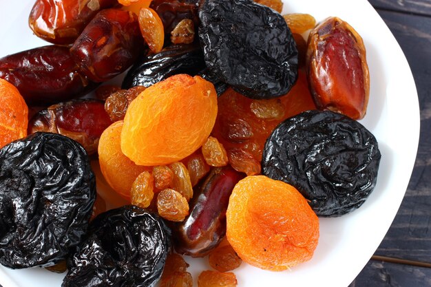 Dried exotic fruits. Healthy Eating.