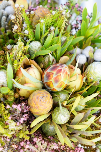 Dried fall flowers