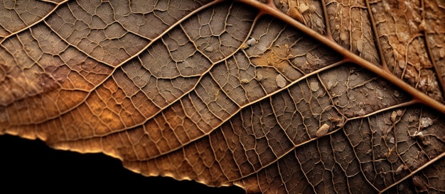 Dried Leaf Vein Texture