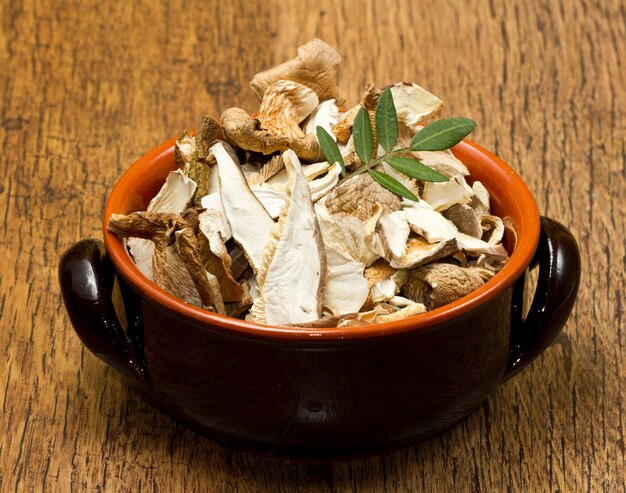 dried mushrooms