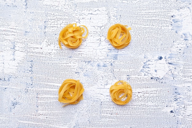 dried pasta top view