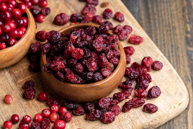 Dried red cranberries with sugar syrup sweet cranberries dehydrated for longterm storage