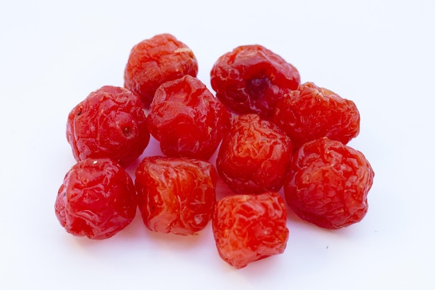 Dried red plums Candied dried fruit