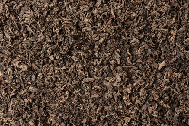 Dried tea leaves as a background