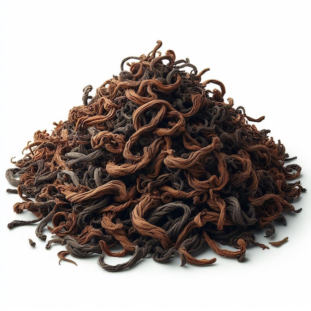 dried tea leaves