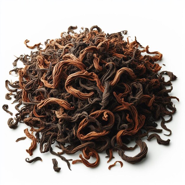 dried tea leaves