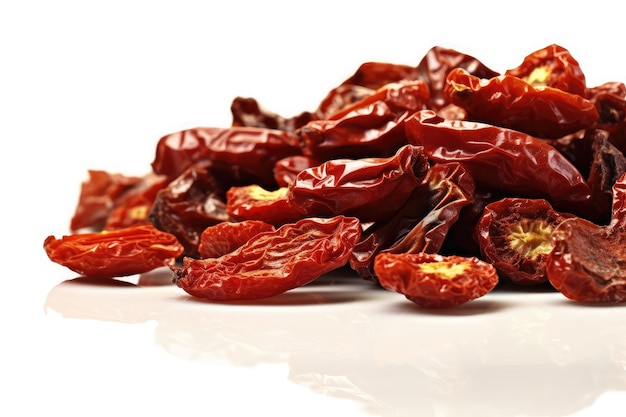 dried tomatoes in kitchen table professional food photography AI Generated