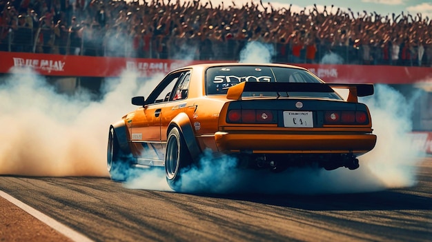 Drift Car on a Track