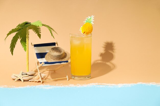 Drinks fresh summer drink for refreshing summer vibes concept