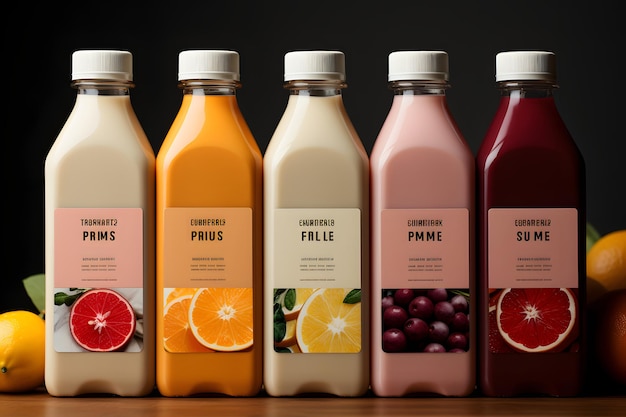 Drinks packages and designs with healthy drinks