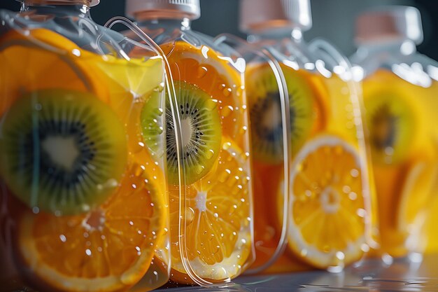 Drip Bag Packed with Vitamin CRich Oranges Lemons Kiwis and More