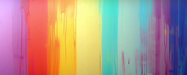 dripping colorful painted wall texture background