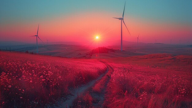 A Drone Photo Of Rural Landscape Wallpaper