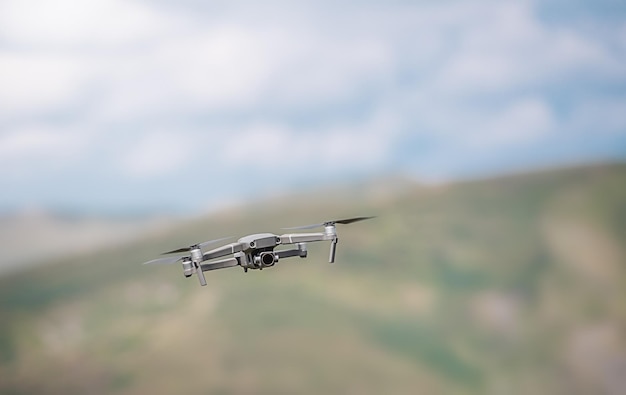 The drone takes pictures of the Carpathian mountains Ukraine Europe