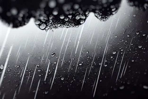 The drop of a Rain, a Beautiful Illustration