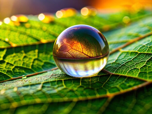 a drop of water on a blade of grass