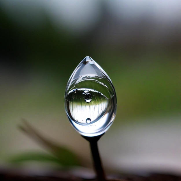 a drop of water that is in a drop of water