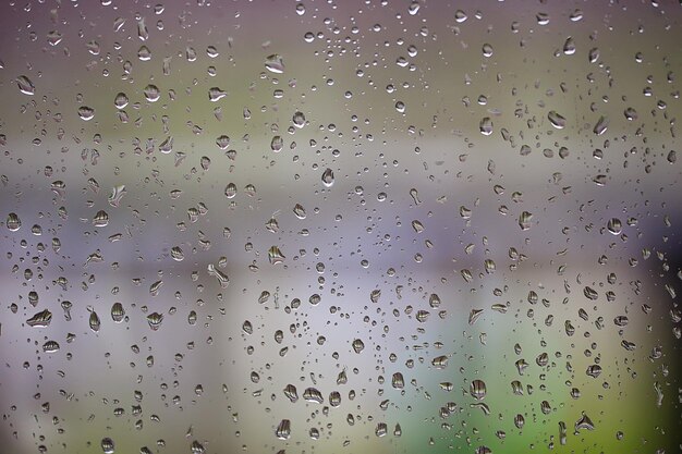 drops rain glass background texture, abstract seasonal autumn background water drops