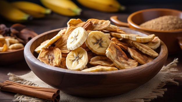 Photo dry banana chips energy boost uhd wallaper