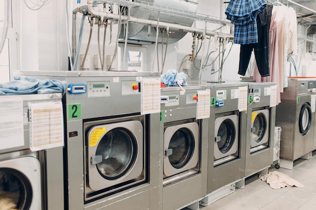 Dry cleaning clothes Clean cloth chemical process Laundry industrial drycleaning