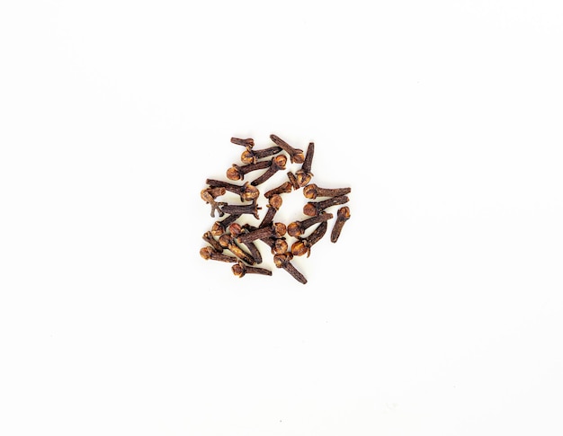 Dry cloves isolated on white background High quality photo