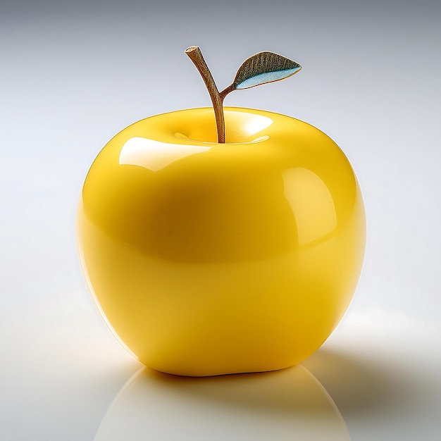 DualTone 3D Plastic Apple with High Gloss