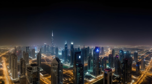 Dubai background Illustration AI GenerativexA