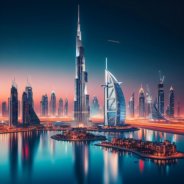 Dubai city landscape