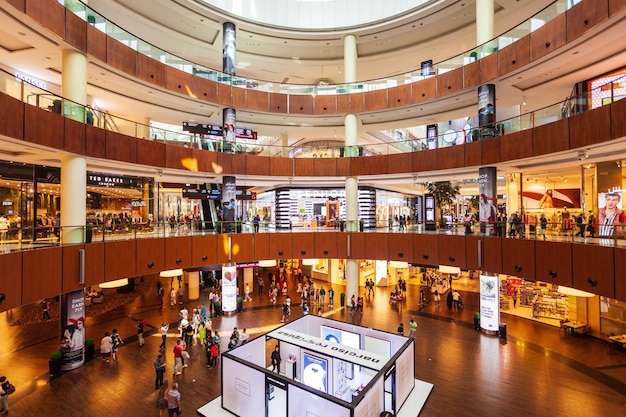 Dubai Mall interior in Dubai UAE