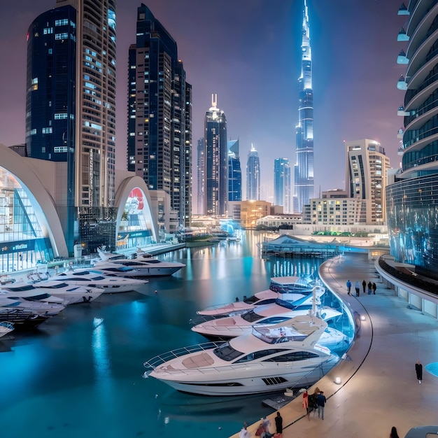 Dubai Marina is one of the UAEs most important business and financial hubs