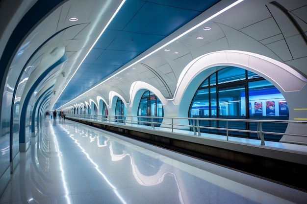 Dubai metro railway united arab emirates