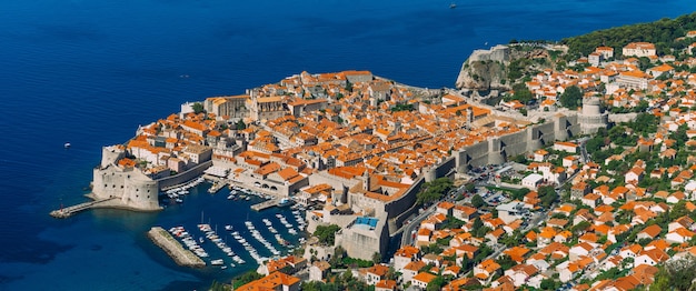 Dubrovnik old town croatia inside the city