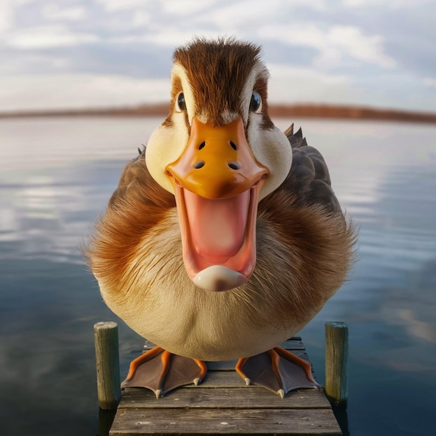 Photo a duck