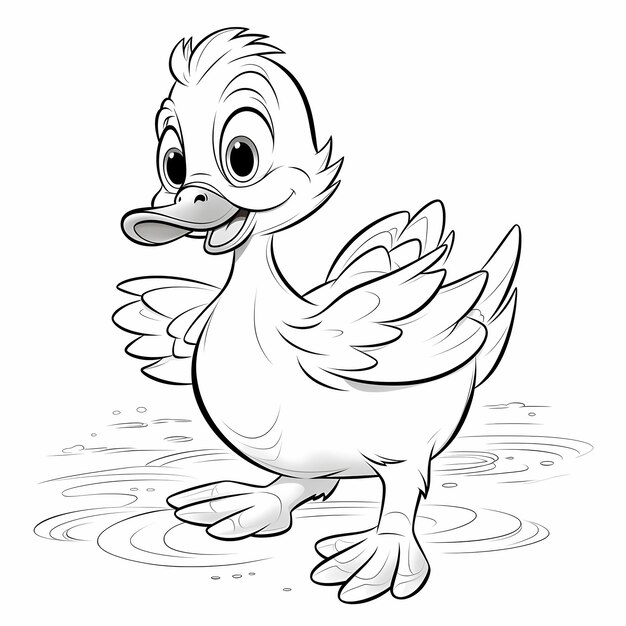 Photo duckling magic whimsical disney pixarinspired coloring book