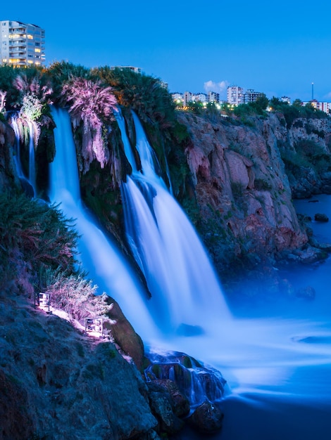 Duden waterfall park in Antalya