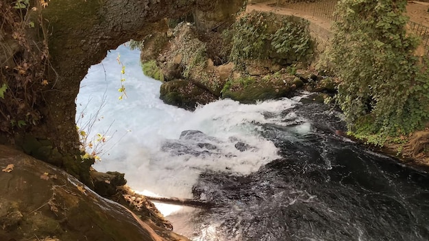 Duden Waterfalls  a cascade of waterfalls within the city of Antalya Antalya Province Turkey